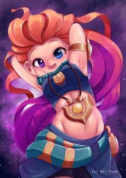 Zoe by kaiyuan HD Wallpaper Background Fan Art Artwork League of Legends lol