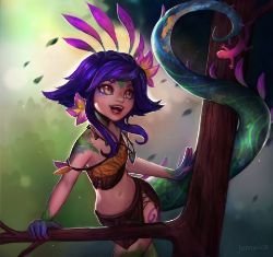 Neeko by Jemaica Murphy HD Wallpaper Background Fan Art Artwork League of Legends lol