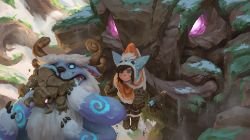 Nunu & Willump by Hozure, Illustrator Extraordinaire, and TJ Brown & Master Musician, HD 4k Wallpaper Background Fan Art Artwork League of Legends lol (8)