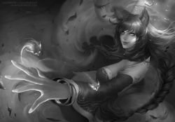 Ahri by ChubyMi League of Legends Artwork Wallpaper lol Fan Art