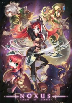 Chibi Katarina, Annie, Riven, LeBlanc & Cassiopeia by 魂遊 HD Wallpaper Fan Art Artwork League of Legends lol