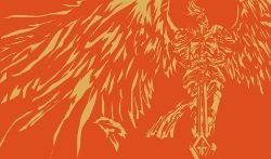 Kayle Minimalistic by Light-linx HD Wallpaper Fan Art Artwork League of Legends lol
