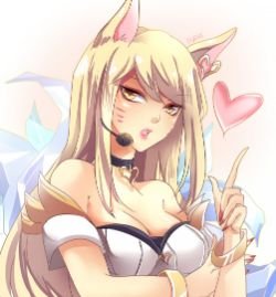 K/DA Ahri by uru-chan HD Wallpaper Background Fan Art Artwork League of Legends lol