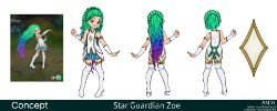 Star Guardian Zoe by Astro Art HD Wallpaper Background Fan Art Artwork League of Legends lol