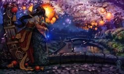 Lunar Revel Jax & Sona by RUshN HD Wallpaper Fan Art Artwork League of Legends lol