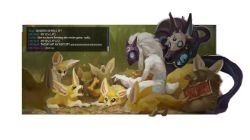 Kindred by Hozure HD Wallpaper Fan Art Artwork League of Legends lol