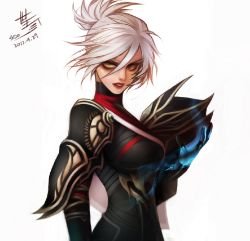 Crimson Elite Riven by Chung Seo HD Wallpaper Fan Artwork League of Legends lol