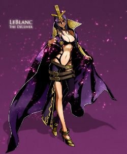 LeBlanc by Hooreng HD Wallpaper Fan Art Artwork League of Legends lol