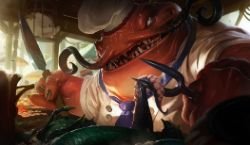 Master Chef Tahm Kench Splash Art League of Legends Artwork Wallpaper lol