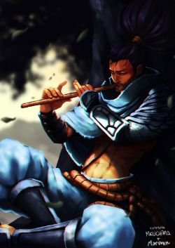 Yasuo by Mkuchima HD Wallpaper Fan Art Artwork League of Legends lol