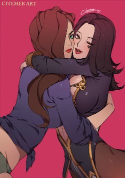 Female Twisted Fate & Graves by citemer (3) Gender Swap Bend HD Wallpaper Fan Art Artwork League of Legends lol