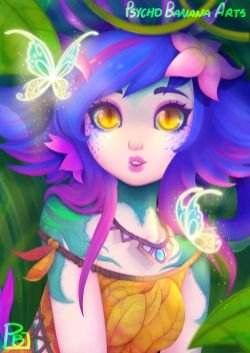 Neeko by A-Psycho-Banana HD Wallpaper Background Fan Art Artwork League of Legends lol