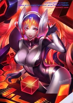 DJ Sona Concussive by citemer HD Wallpaper Fan Art Artwork League of Legends lol