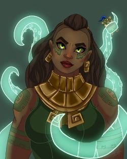 Illaoi by sharrm HD Wallpaper Fan Art Artwork League of Legends lol