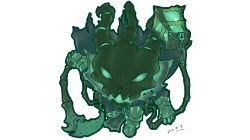 Chibi Thresh by みかみ HD Wallpaper Fan Art Artwork League of Legends lol