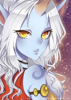 Soraka Portrait by Karousel-k HD Wallpaper Fan Art Artwork League of Legends lol