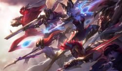 SKT T1 2016 Jhin, Syndra, Ekko, Zac, Nami & Olaf Splash Art
