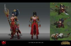Warring Kingdoms Nidalee Concept by LeeJJ