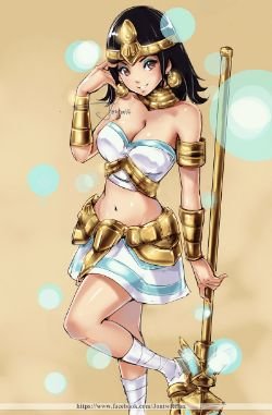 Pharaoh Nidalee by RelaxJon HD Wallpaper Fan Artwork League of Legends lol