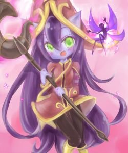 Lulu by 椅子 HD Wallpaper Fan Art Artwork League of Legends lol