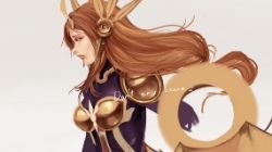 Leona by Hannah515 HD Wallpaper Fan Art Artwork League of Legends lol (2)