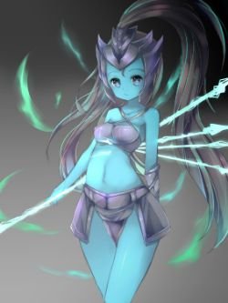 Little Kalista by Mashimaro HD Wallpaper Background Fan Art Artwork League of Legends lol