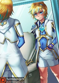 Star Guardian Ezreal by Tulmoongchi HD Wallpaper Background Fan Art Artwork League of Legends lol