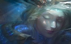 Elementalist Lux Water Promo Art (3) League of Legends Artwork Wallpaper lol