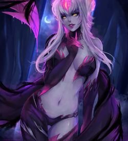 Evelynn Rework by sagichen HD Wallpaper Background Fan Art Artwork League of Legends lol