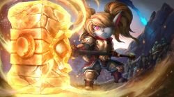 Poppy by crimsonseal HD Wallpaper Background Fan Art Artwork League of Legends lol