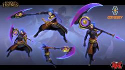 Odyssey Kayn Concept HD Wallpaper Background Official Art Artwork League of Legends lol