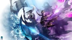 LeBlanc & Diana by Aynoe HD Wallpaper Fan Art Artwork League of Legends lol