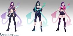 Cyberpop Evelynn (Concept) by sayomi96 (2) HD Wallpaper Background Fan Art Artwork League of Legends lol