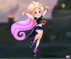 Zoe by SaintParazite HD Wallpaper Background Fan Art Artwork League of Legends lol