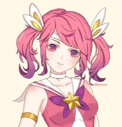 Star Guardian Lux by Gnonnon HD Wallpaper Background Fan Art Artwork League of Legends lol