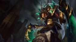 Guardian of the Sands Kha'Zix Splash Art 4k HD Wallpaper Official Artwork League of Legends lol