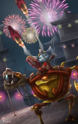 Lunar Revel Rumble by VegaColors HD Wallpaper Fan Art Artwork League of Legends lol