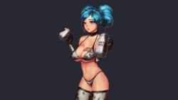 Waitress Sona by instantip HD Wallpaper Fan Art Artwork League of Legends lol
