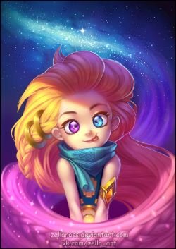 Zoe by ZellaRoss HD Wallpaper Background Fan Art Artwork League of Legends lol