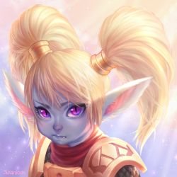 Poppy Portrait by Susan-Kim HD Wallpaper Fan Artwork League of Legends lol
