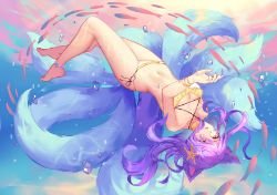 Pool Party Ahri by 莫里安 HD Wallpaper Background Fan Art Artwork League of Legends lol