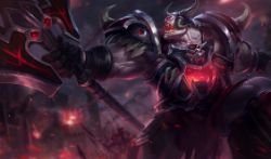 Warmonger Sion Splash Art HD 4k Wallpaper Background Official Art Artwork League of Legends lol