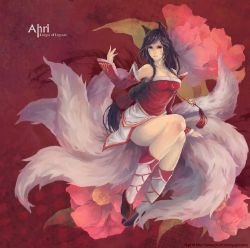 Ahri by Yupi League of Legends Artwork HD Wallpaper lol Fan ArtFan Art Artwork