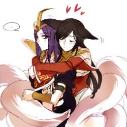 LeBlanc & Ahri by Hooreng HD Wallpaper Fan Art Artwork League of Legends lol