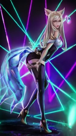 K/DA Ahri by steltainn HD Wallpaper Background Fan Art Artwork League of Legends lol