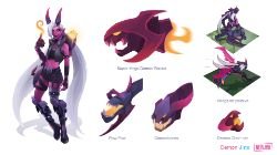 Demon Jinx (Concept) by nebura (2) HD Wallpaper Background Fan Art Artwork League of Legends lol