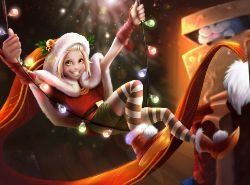 Christmas Zoe by brpaket HD Wallpaper Background Fan Art Artwork League of Legends lol