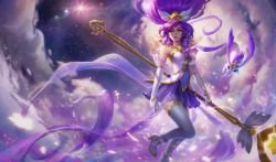 Star Guardian Janna Splash Art HD 4k Wallpaper Background Official Art Artwork League of Legends lol