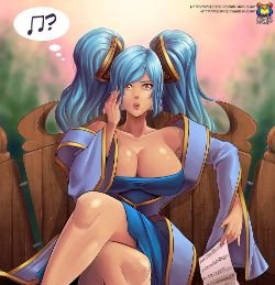 Sona by Kyoffie12 (2) HD Wallpaper Fan Art Artwork League of Legends lol
