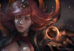 Elementalist Lux (fire) by ChubyMi HD Wallpaper Fan Art Artwork League of Legends lol